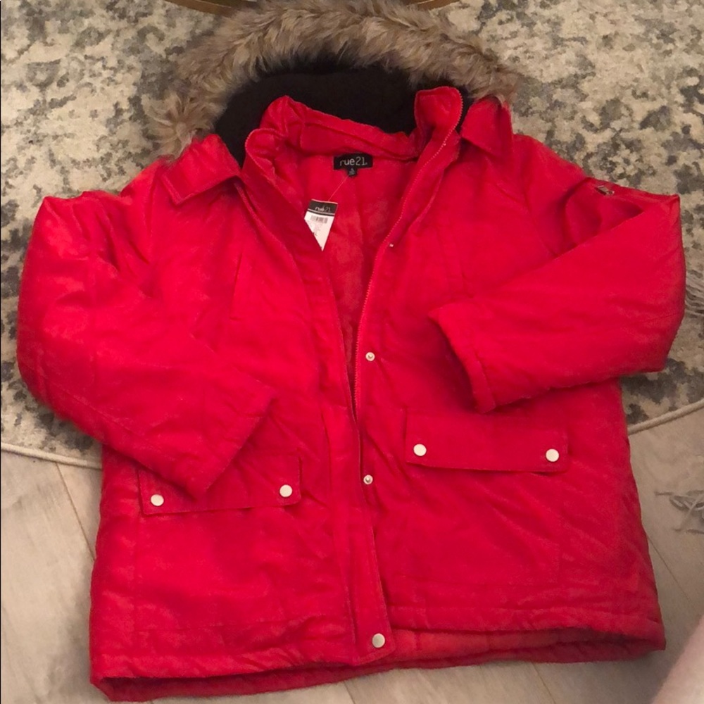 Rue 21 red jacket
